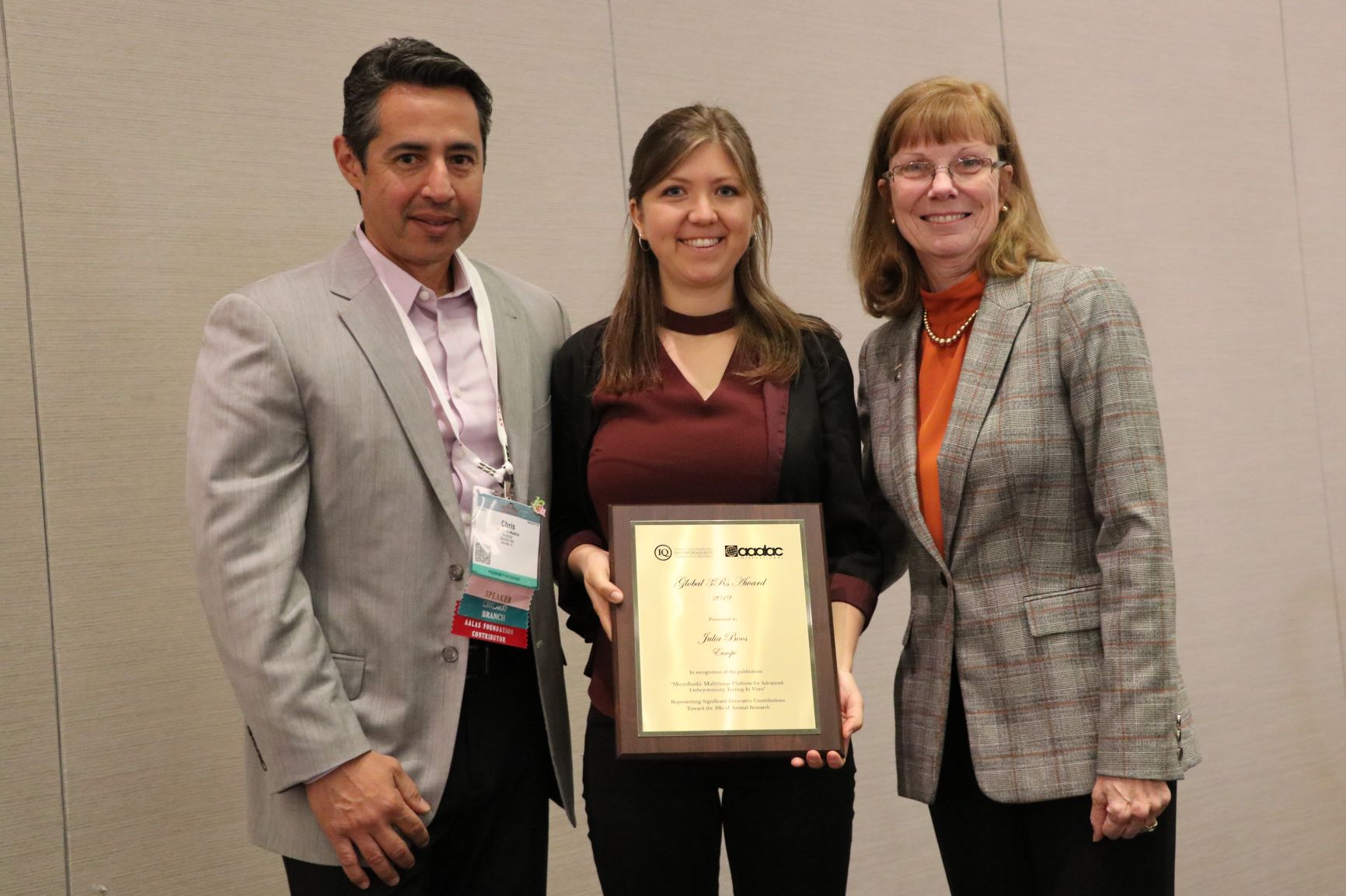 Enlarged view: Julia Boss at AAALAC