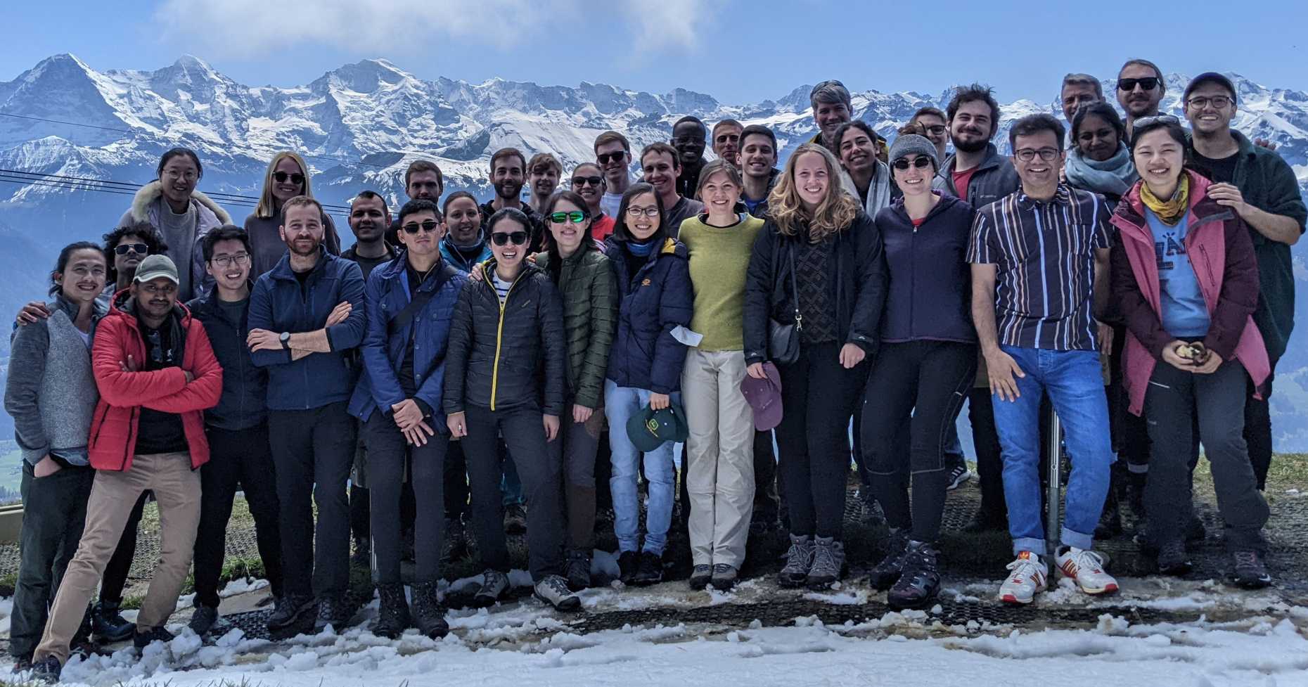 Enlarged view: BEL group photo on Niederhorn