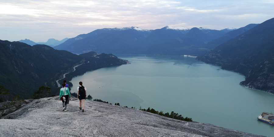 Louis' hike up the Chief