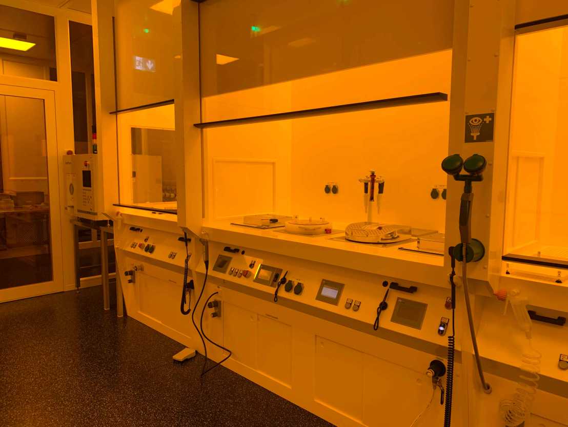 Enlarged view: Wet bench for lithography