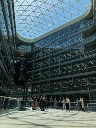 public visitors group at Open House Basel, 14 May 2022
