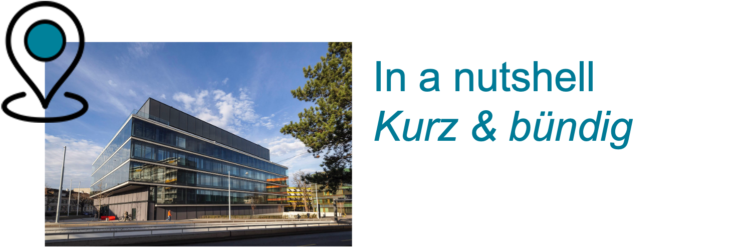 Link zu In a nutshell - Kurz und bündig