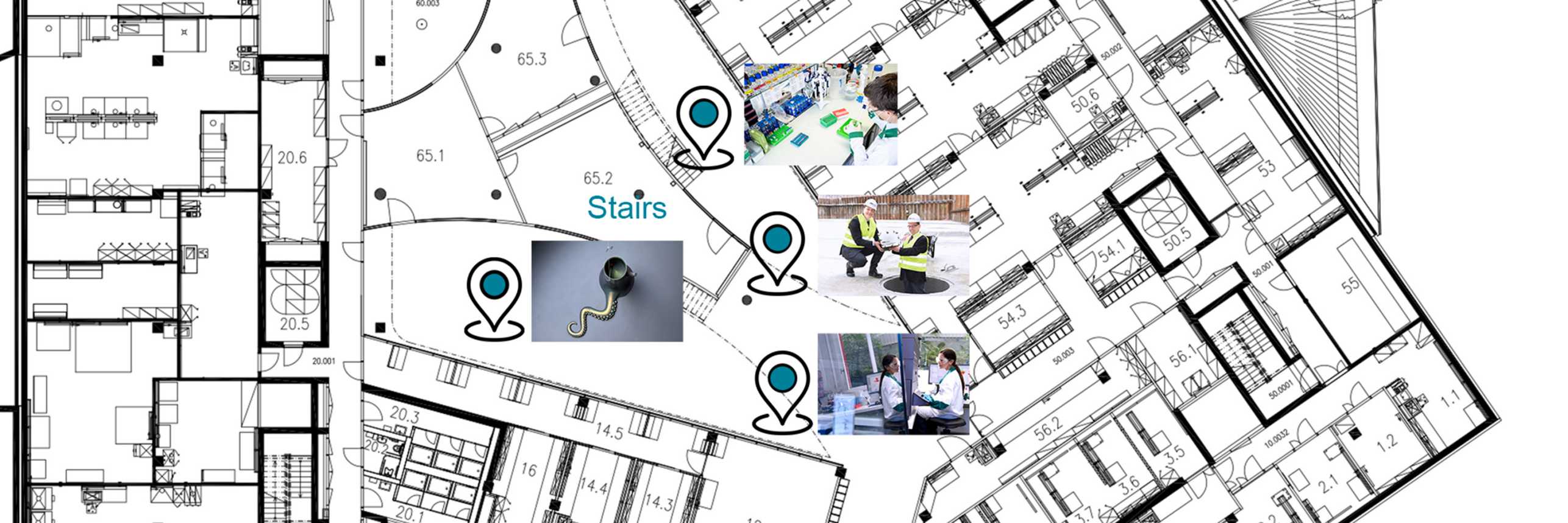 D-floor map | Plan der Ebene D