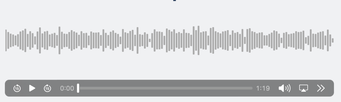 Voice - click and listen