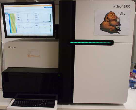 Illumina HiSeq 2500 in Sequencing Lab of Genomics Basel