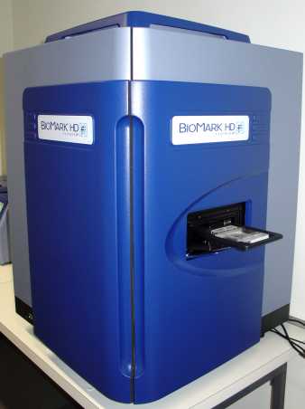 Fluidigm BioMark HD system located in the user lab of the Genomics Facility Basel