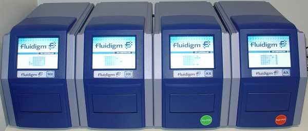 Fluidigm IFC controller in the user lab of the Genomics Facility Basel