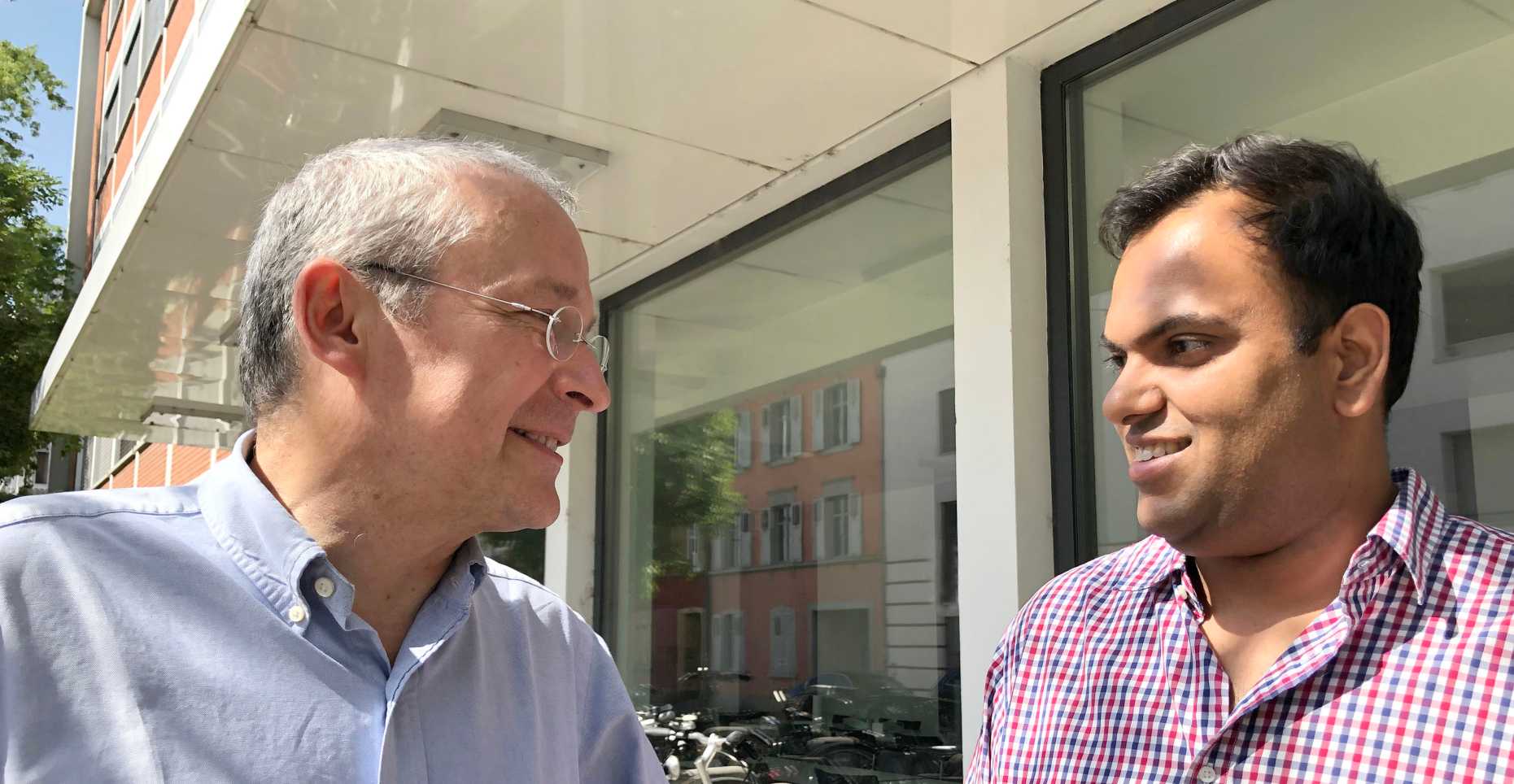 photo of the two Heads of the Botnar Research Centre for Child Health