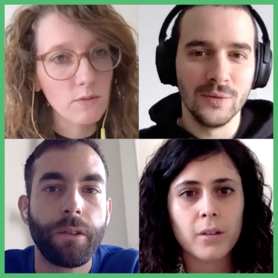Photos of the four Persons of Trust at D-BSSE