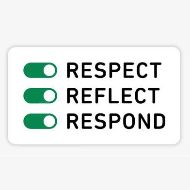 icon respect-reflect-respond