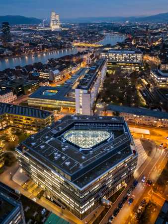 bird-eye view on the BSS building and Bael