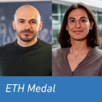 ETH medalists Constanza Borelli and Antonio da Silva