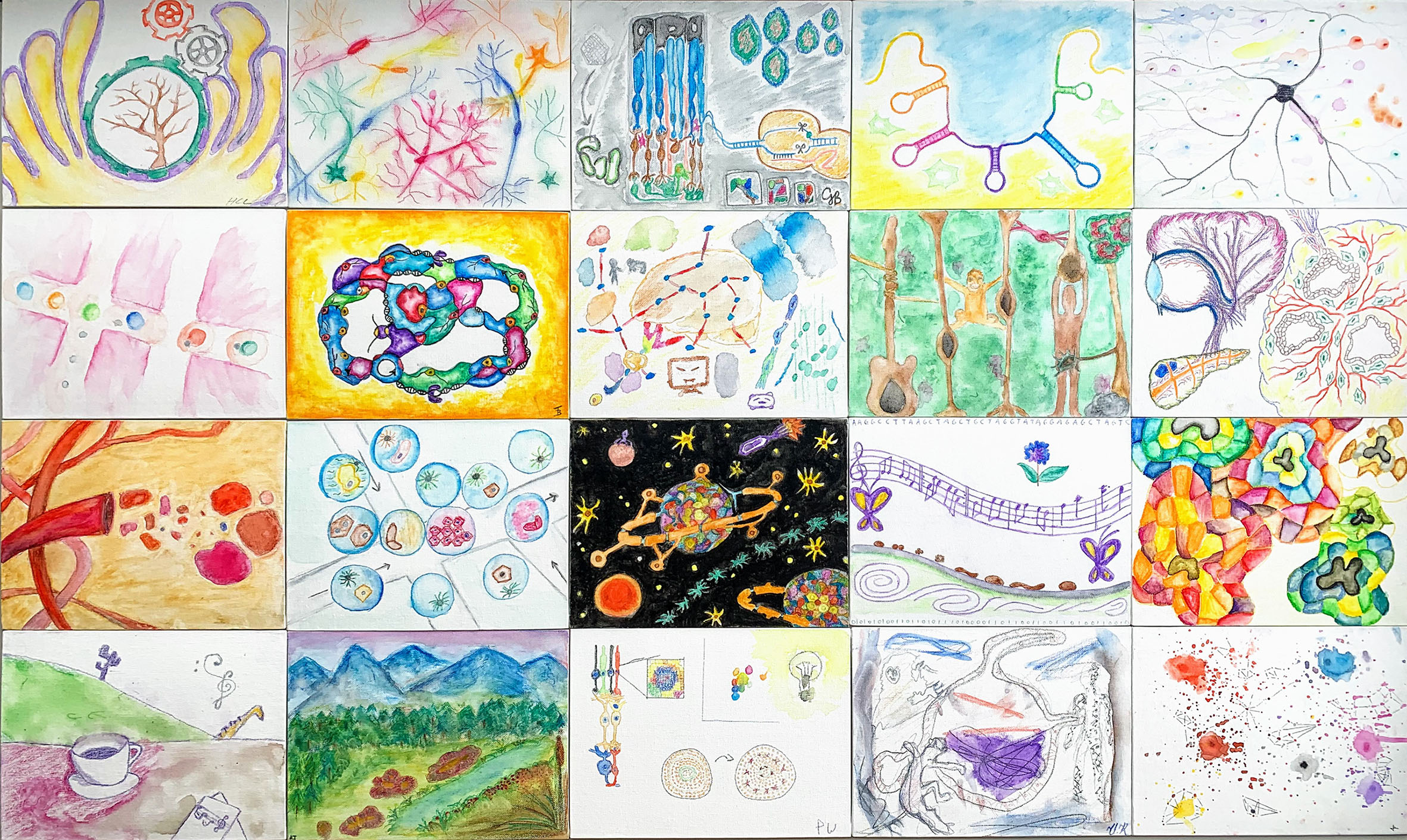 research collage
