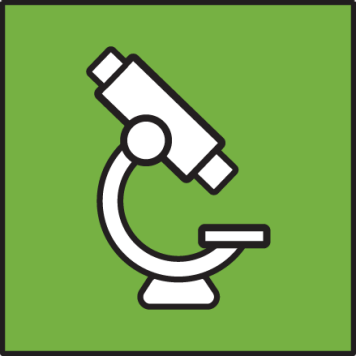 Icon of a microscope