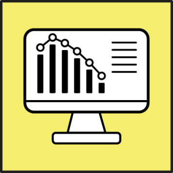 icon of a data analysis machine